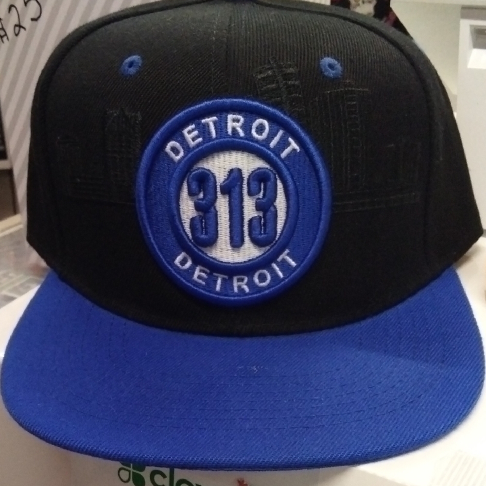 Detroit 313 Black and Blue Cap
